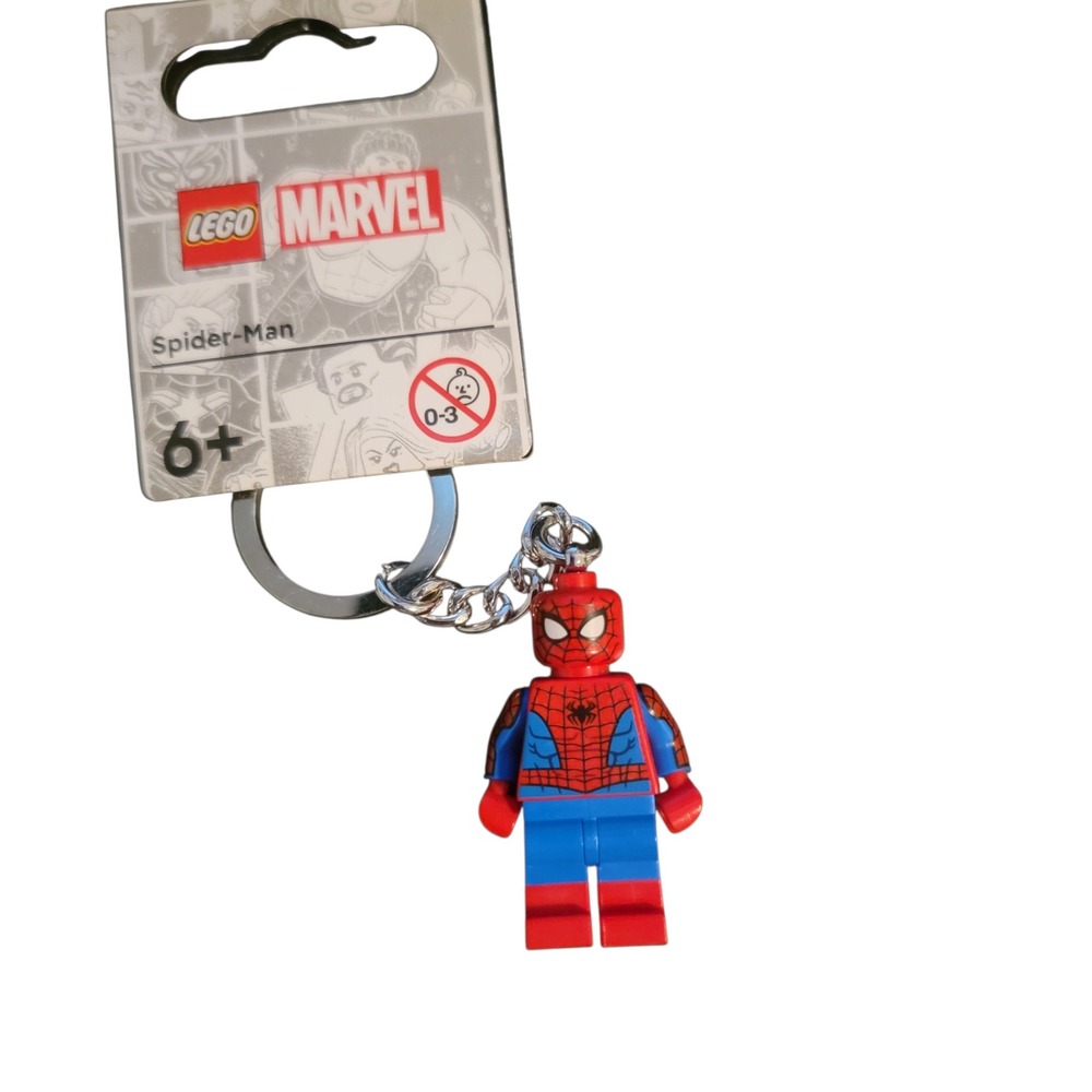 LEGO Marvel Spider-Man Keychain Unisex OS Red New Minifigure 854290 Accessory
